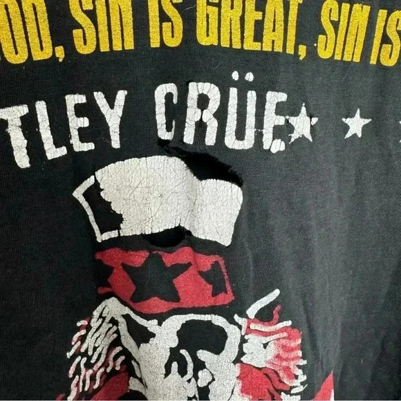 Motley crue 2005 y2k tour band tee XXL - Picture 3 of 6